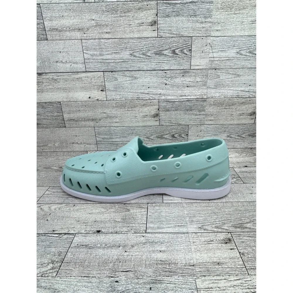 Sperry Top Sider Boat Shoes Slip On Teal‎ Aqua Men Size 9M